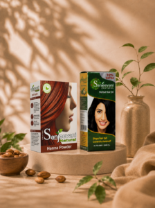 Sanjeevani Natural Henna Powder + Hair Oil Combo