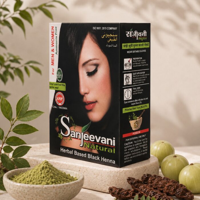 Sanjeevani Natural Herbal Based Black Henna Powder