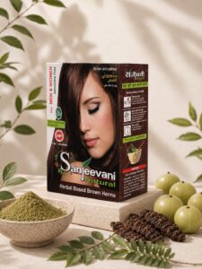 Sanjeevani Natural Herbal Based Brown Henna Powder