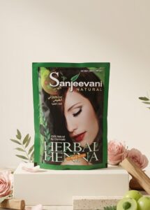 Sanjeevani Natural Herbal Henna Powder - 50g